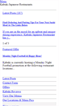Mobile Screenshot of kabukijapaneserestaurants.com